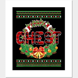 ugly christmas sweater Posters and Art